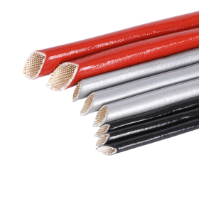 Fiberglass sleeving extruded silicone rubber-SB-SGS-E