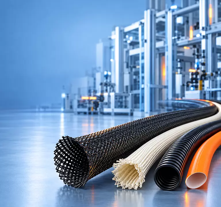 PET Expandable Sleeve, Corrugated Pipe Custom Protection Solutions